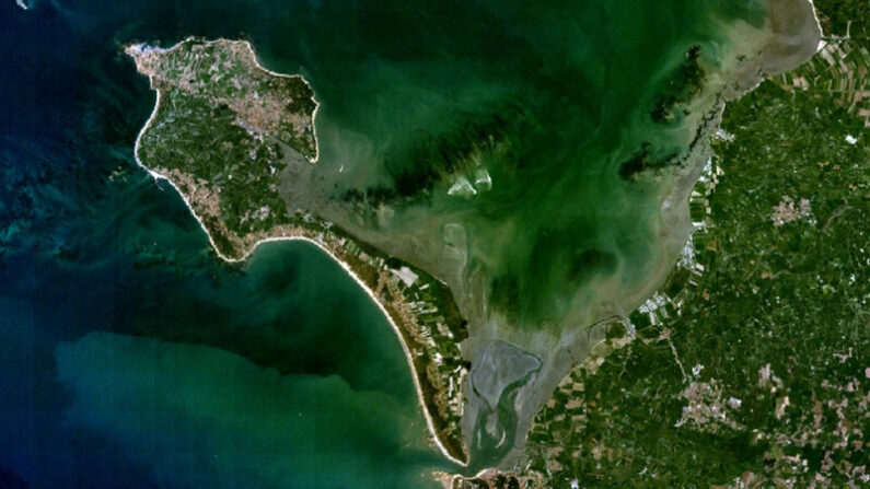 L'île de Noirmoutier vue du ciel. (Domaine public)