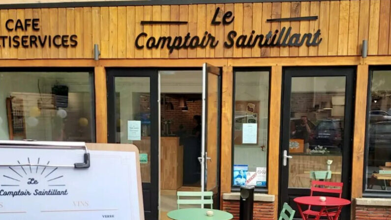 Le Comptoir Saintillant a pris place dans les locaux du dernier commerce du village de Saintilly (Eure-et-Loire), fermé depuis 3 ans. (Facebook/Comptoir Saintillant)