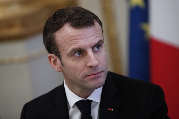 Le Président Emmanuel Macron.  (Photo : YOAN VALAT/AFP via Getty Images)