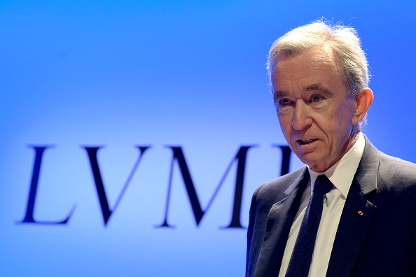 Bernard Arnault, patron du numéro un mondial du luxe LVMH. (Photo : ERIC PIERMONT/AFP via Getty Images)