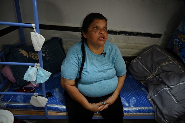 Zoila Lecarnaque Saavedra a scellé son destin lorsqu'elle a accepté de transporter un colis du Pérou à Hong Kong, le 9 mai 2022. Photo PETER PARKS/AFP via Getty Images.