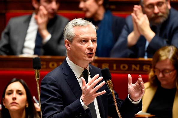Le ministre de l'Économie à l'Assemblée nationale à Paris.  (Photo :  BERTRAND GUAY/AFP via Getty Images)