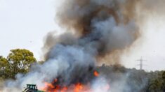 Vidéo: un agriculteur se filme, luttant contre un incendie dans un champ du nord de l’Oise