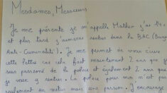 À 14 ans, Matheo écrit une lettre admirative aux policiers, ces « héros du quotidien »