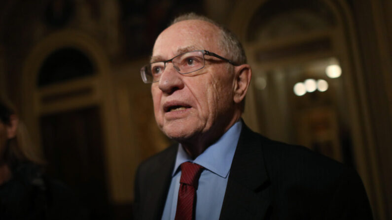 L'avocat et professeur de droit Alan Dershowitz à Washington, le 29 janvier 2020. (Mario Tama/Getty Images)