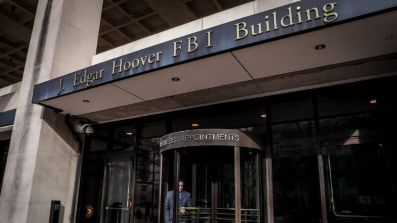 Le siège du FBI (Federal Bureau of Investigation) à Washington, le 2 janvier 2020. (Samira Bouaou/Epoch Times)