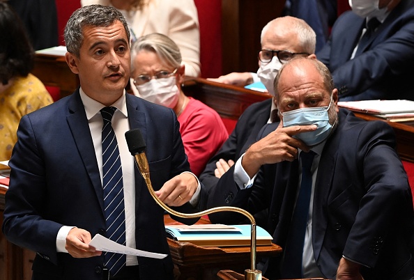 Le ministre français de l'Intérieur Gérald Darmanin, à l'Assemblée nationale à Paris, le 2 août 2022.  (ALAIN JOCARD/AFP via Getty Images)