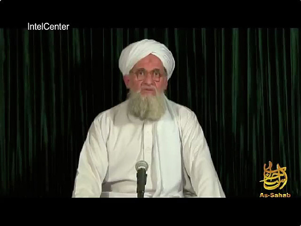 Une image de Ayman al-Zawahiri à partir d’une vidéo d'al-Qaïda publiée le 10 septembre 2012. Photo par -/IntelCenter/AFP via Getty Images.