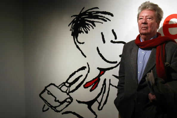 Le dessinateur Jean-Jacques Sempé avait inventé le personnage du petit Nicolas en 1952. (Photo : JOEL SAGET/AFP via Getty Images)