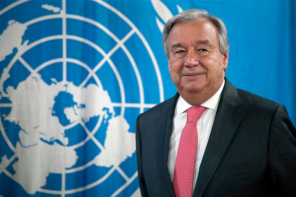 Le secrétaire général de l'ONU Antonio Guterres. (FLORENT VERGNES/AFP/Getty Images)