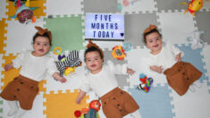 Une mère donne naissance à des triplées identiques (une chance sur 200 millions): «Le plus beau jour de ma vie»