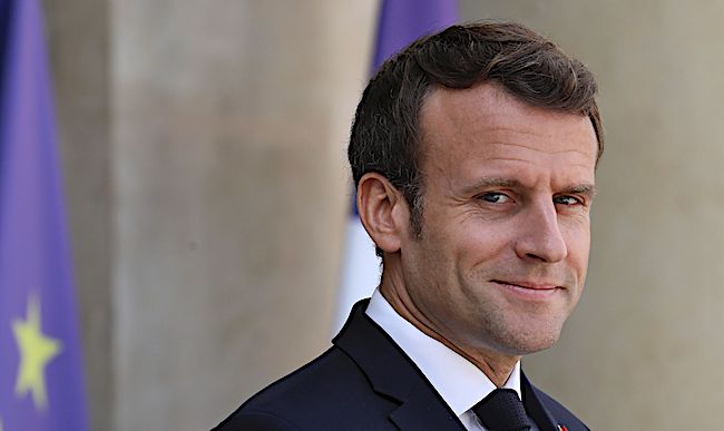  Emmanuel Macron.       (Photo : LUDOVIC MARIN/AFP via Getty Images)