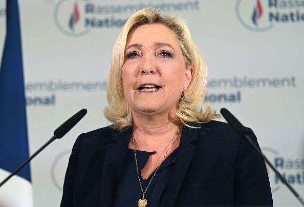 Marine Le Pen, leader du Rassemblement national (RN).   (DENIS CHARLET/AFP via Getty Images)