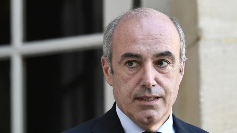Olivier Marleix, député et président du groupe parlementaire "Les Républicains" (LR). (Photo : STEPHANE DE SAKUTIN/AFP via Getty Images)