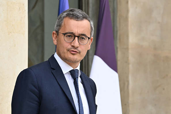 Le ministre français de l'Intérieur, Gérald Darmanin, le 26 septembre 2022. (EMMANUEL DUNAND/AFP via Getty Images)