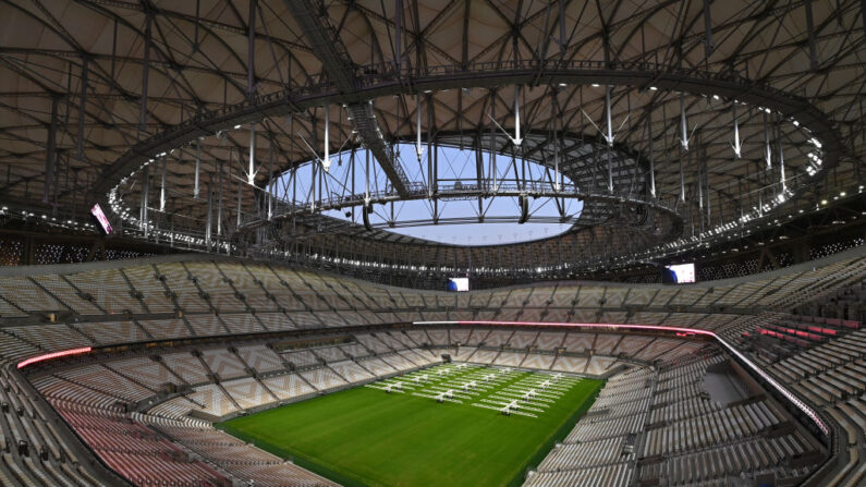 Vue générale du stade Lusail où se déroulera la finale de la Coupe du Monde de la FIFA 2022 à Doha, au Qatar. (Photo Shaun Botterill/Getty Images)
