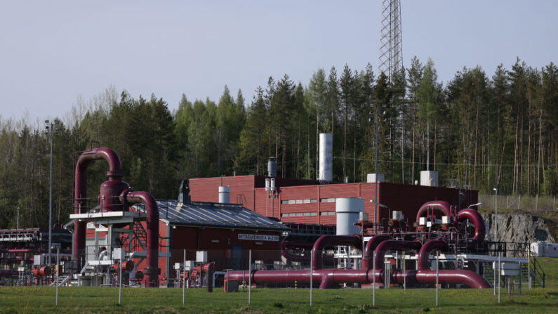 Photo d'illustration - Une station de compression pour le gazoduc arrivant de Russie se trouve près de la frontière russe à Räikkölä, le 25 mai 2022, près d'Imatra, en Finlande.(Photo: Sean Gallup/Getty Images)