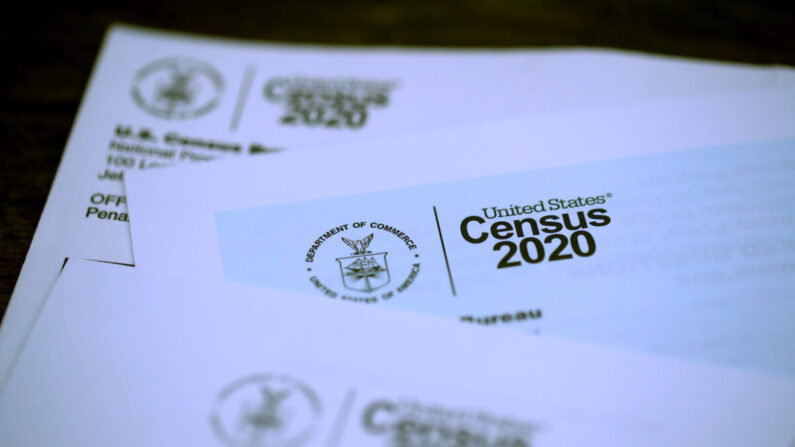 Bulletin de recensement américain, le 19 mars 2020. (Justin Sullivan/Getty Images)