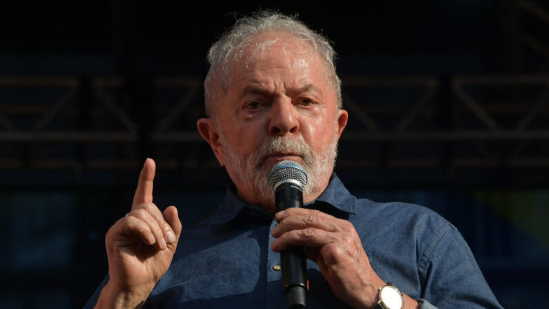 Luiz Inacio Lula da Silva, à São Paulo, le 1er mai 2022. (Photo: NELSON ALMEIDA/AFP via Getty Images)
