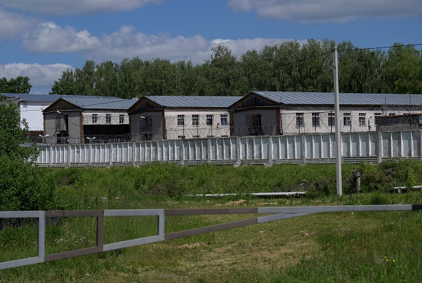 Une colonie pénitentiaire à régime strict IK-6, près du village de Melekhovo, à quelque 250 kilomètres de Moscou le 23 juin 2022. Photo de Natalia KOLESNIKOVA / AFP via Getty Images.