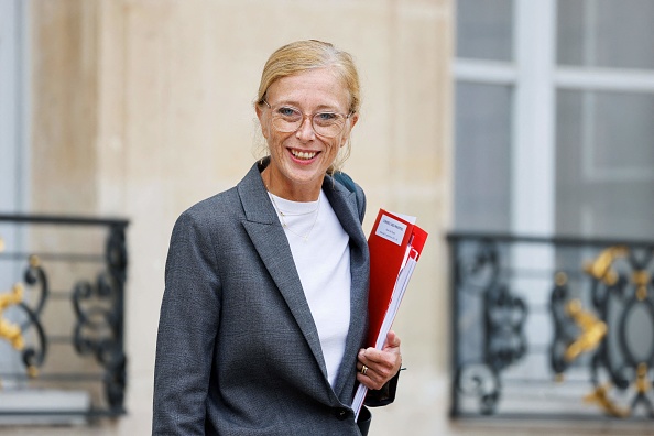 La secrétaire d'État Charlotte Caubel.  (Photo : LUDOVIC MARIN/AFP via Getty Images)