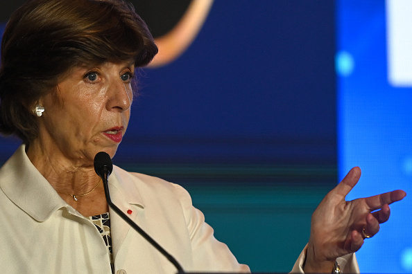 La ministre des Affaires étrangères Catherine Colonna. (Photo : PUNIT PARANJPE/AFP via Getty Images)