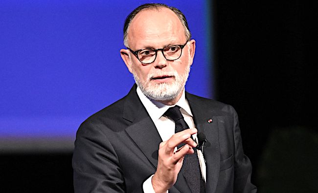 Le président du parti Horizons et maire du Havre Édouard Philippe. (Photo : BERTRAND GUAY/AFP via Getty Images)