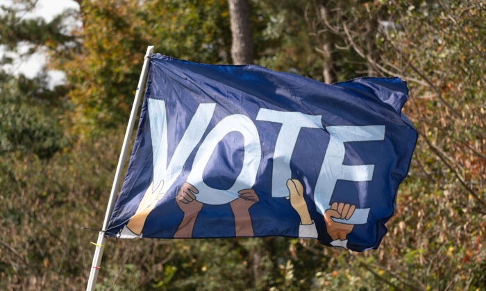 Duluth, en Georgie, le 17 octobre 2022, premier jour du vote anticipé dans cet État. (Megan Varner/Getty Images)