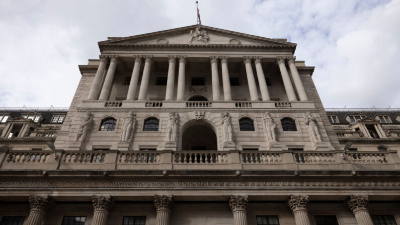 Vue générale de la Bank of England le 03 octobre 2022 à Londres. (Dan Kitwood/Getty Images)
