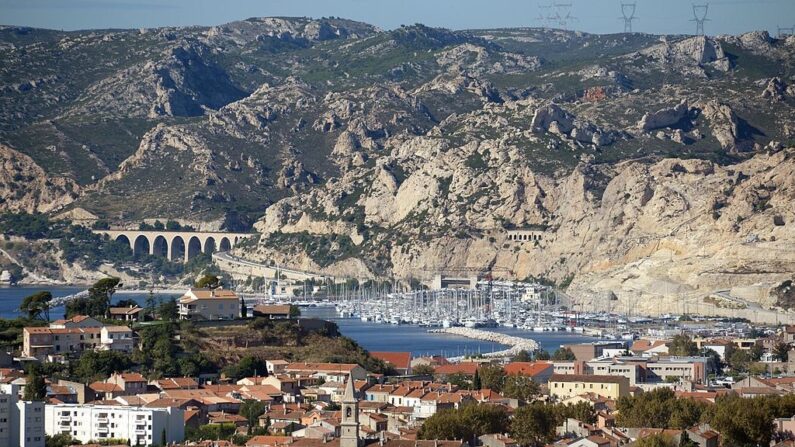 Vue du port de l'Estaque, Marseille  (Crédit photo ANNE-CHRISTINE POUJOULAT/AFP via Getty Images)