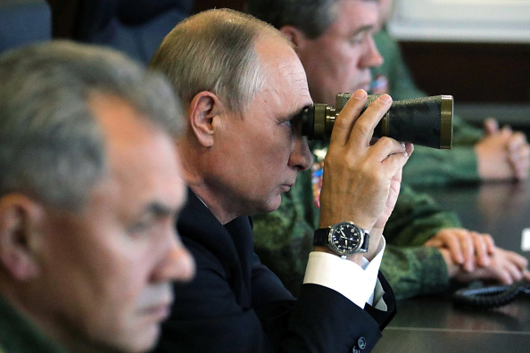  Le Président russe Vladimir Poutine. (Photo : MIKHAIL KLIMENTYEV/SPUTNIK/AFP via Getty Images)