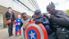 Des super-héros débarquent dans un hôpital du Rhône pour la joie des enfants
