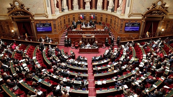 Le Sénat à Paris. (Photo: GEOFFROY VAN DER HASSELT/AFP via Getty Images)