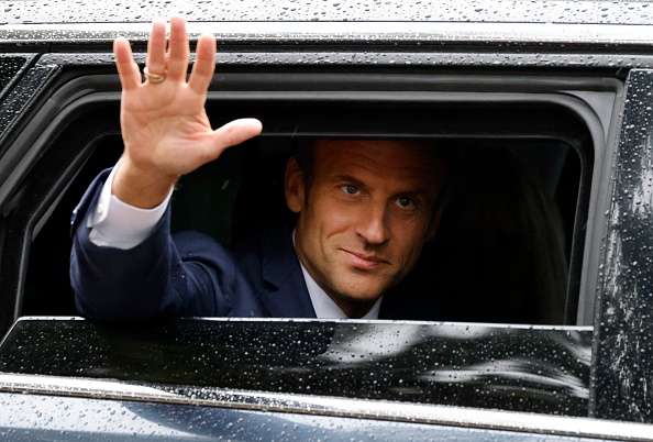 Emmanuel Macron (LUDOVIC MARIN/AFP via Getty Images)
