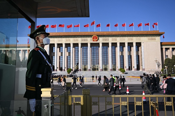Grand Hall du Peuple à Pékin. (Photo : NOEL CELIS/AFP via Getty Images)