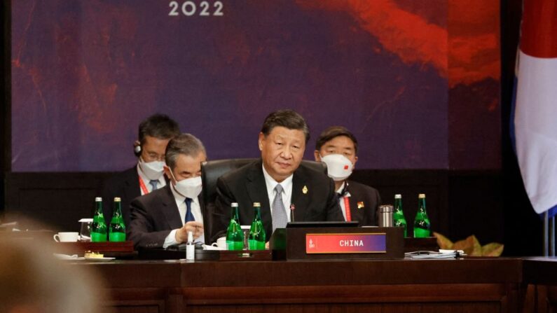 Xi Jinping lors du G20 à Bali le 16 novembre 2022. (WILLY KURNIAWAN/POOL/AFP via Getty Images)