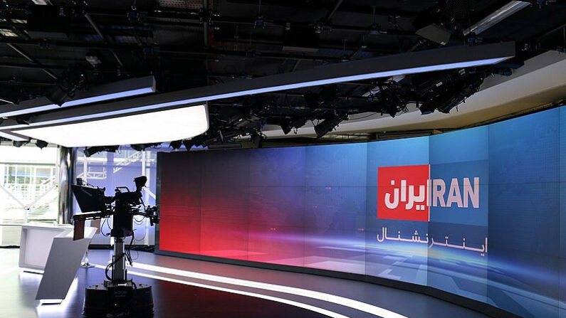 Studio de la chaîne de télévision en langue persane Iran International, basée à Londres, en 2019. (Photo: Persian Dutch Network)
