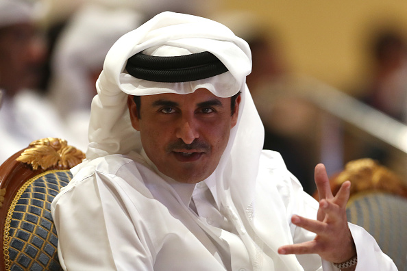 L'émir Tamim bin Hamad Al Thani à Doha au Qatar. (Photo : Alexander Hassenstein/Getty Images for IAAF)
