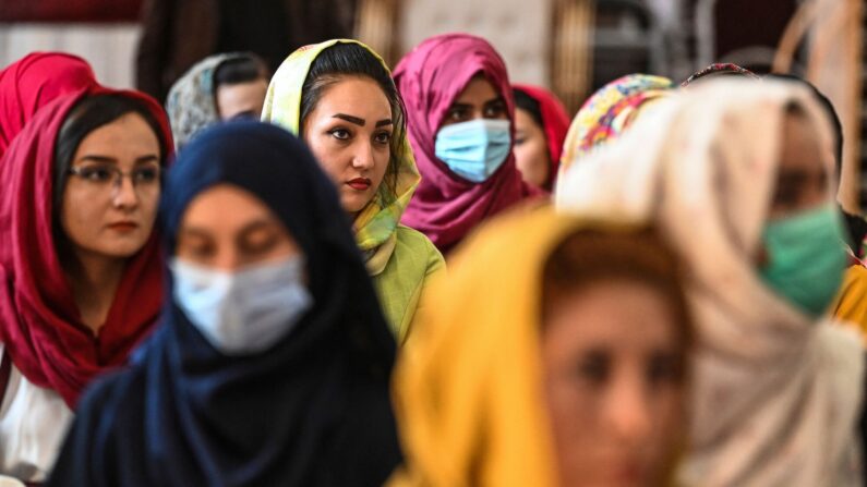 Femmes afghanes à Kaboul en Afghanistan. (Photo : SAJJAD HUSSAIN/AFP via Getty Images)