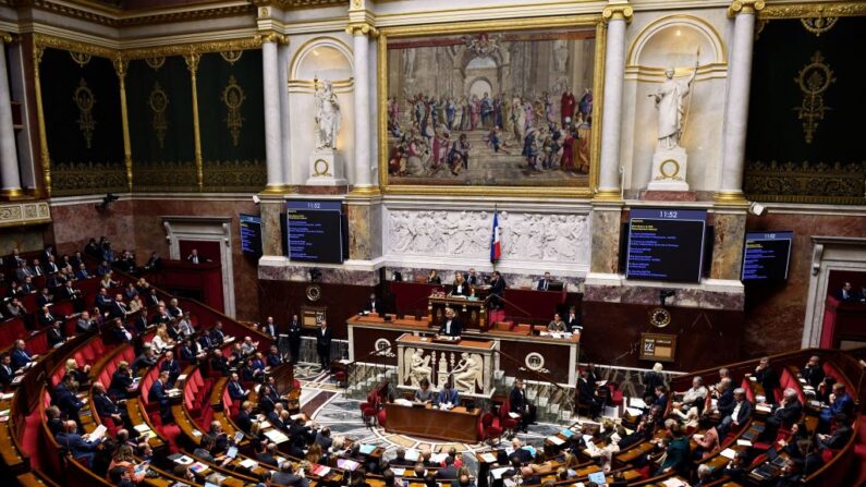 L'Assemblée nationale à Paris. (Photo: JULIEN DE ROSA/AFP via Getty Images)
