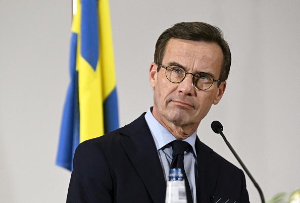 Le Premier ministre suédois Ulf Kristersson le 1er novembre 2022. (VESA MOILANEN/Lehtikuva/AFP via Getty Images)