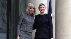La Première dame ukrainienne Olena Zelenska reçue par Brigitte Macron à l’Élysée