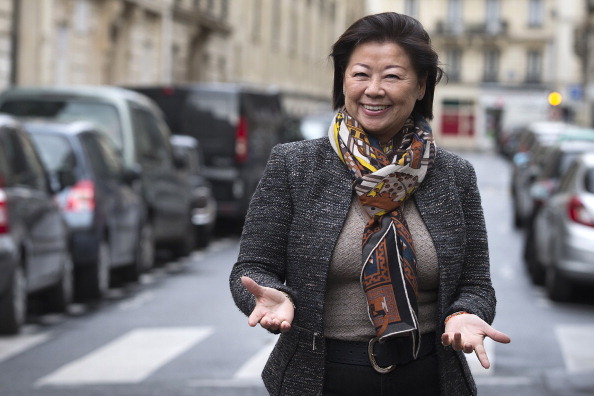 La maire du 8e arrondissement de Paris, Jeanne D'Hauteserre.  (JOEL SAGET/AFP via Getty Images)