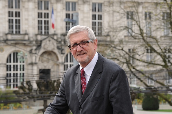 Le maire de Limoges, Emile-Roger Lombertie. (PASCAL LACHENAUD/AFP via Getty Images)