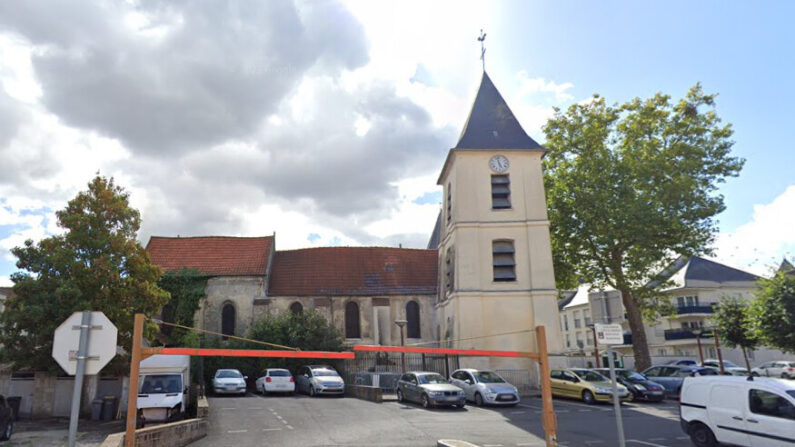 C'est sur la place de l'église de Villeparisis que l'enlèvement violent a eu lieu le 8 janvier 2023 aux environs de 9h du matin. (Capture d'écran/Google Maps)