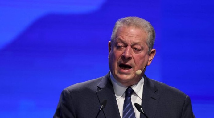Al Gore lors de la COP27 au Sharm el-Sheikh International Convention Centre en Égypte le 9 novembre 2022 (Joseph EID/AFP via Getty Images)