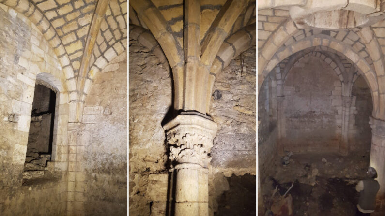 Une cave gothique exceptionnelle construite en pleine période des templiers - Crédit photo : Ville de La Rochelle