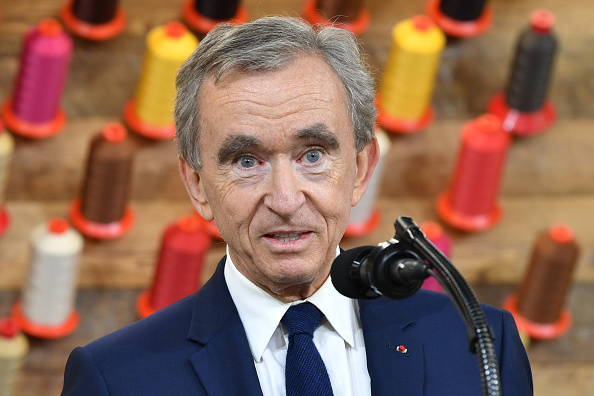Le PDG de LVMH Bernard Arnault. (Photo : NICHOLAS KAMM/AFP via Getty Images)