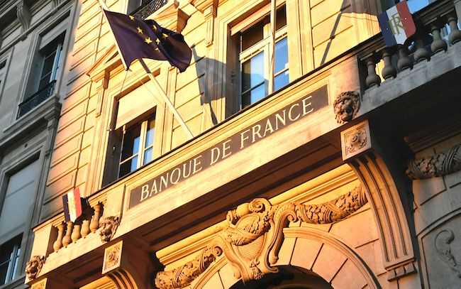 La Banque de France à  Paris.  (Photo : STEPHANE DE SAKUTIN/AFP via Getty Images)