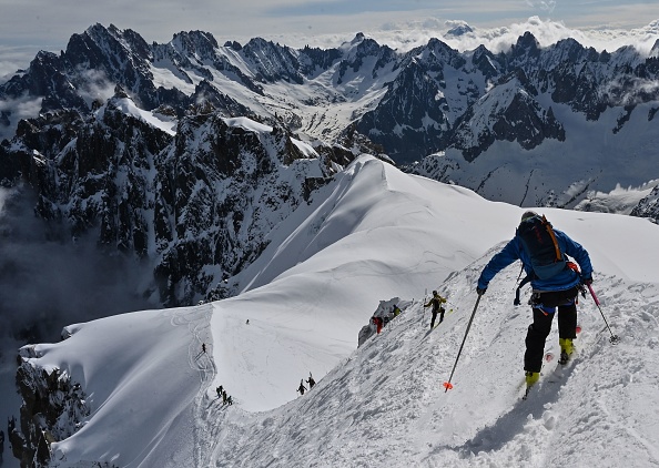 Le massif du Mont-Blanc. (Photo PHILIPPE DESMAZES/AFP via Getty Images)
